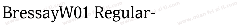 BressayW01 Regular字体转换